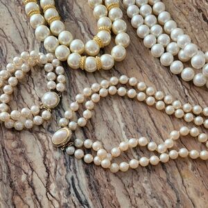 Pearl Necklace And Set